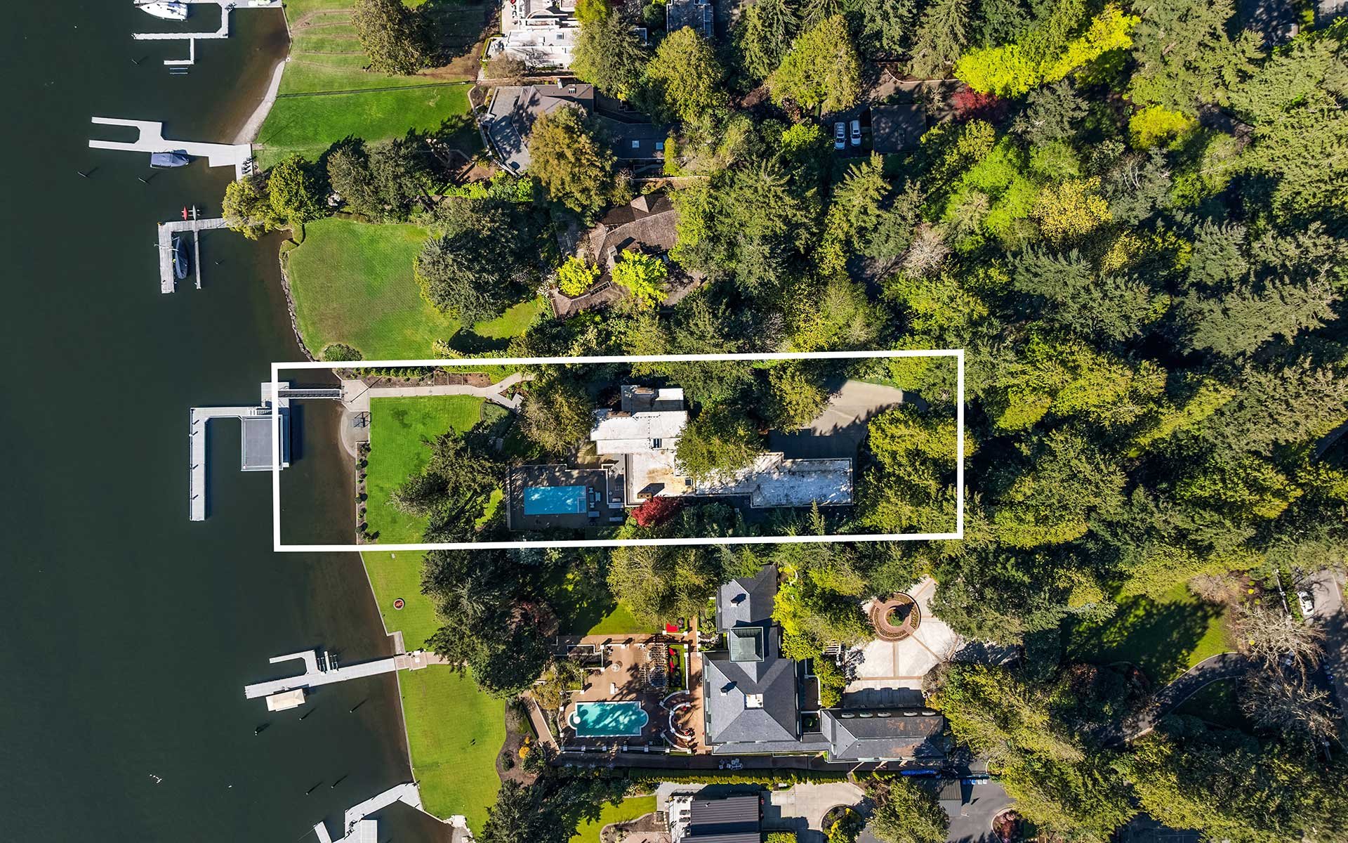 Gated Hunts Point Waterfront Contemporary with a Stunning Olson Kundig Refresh