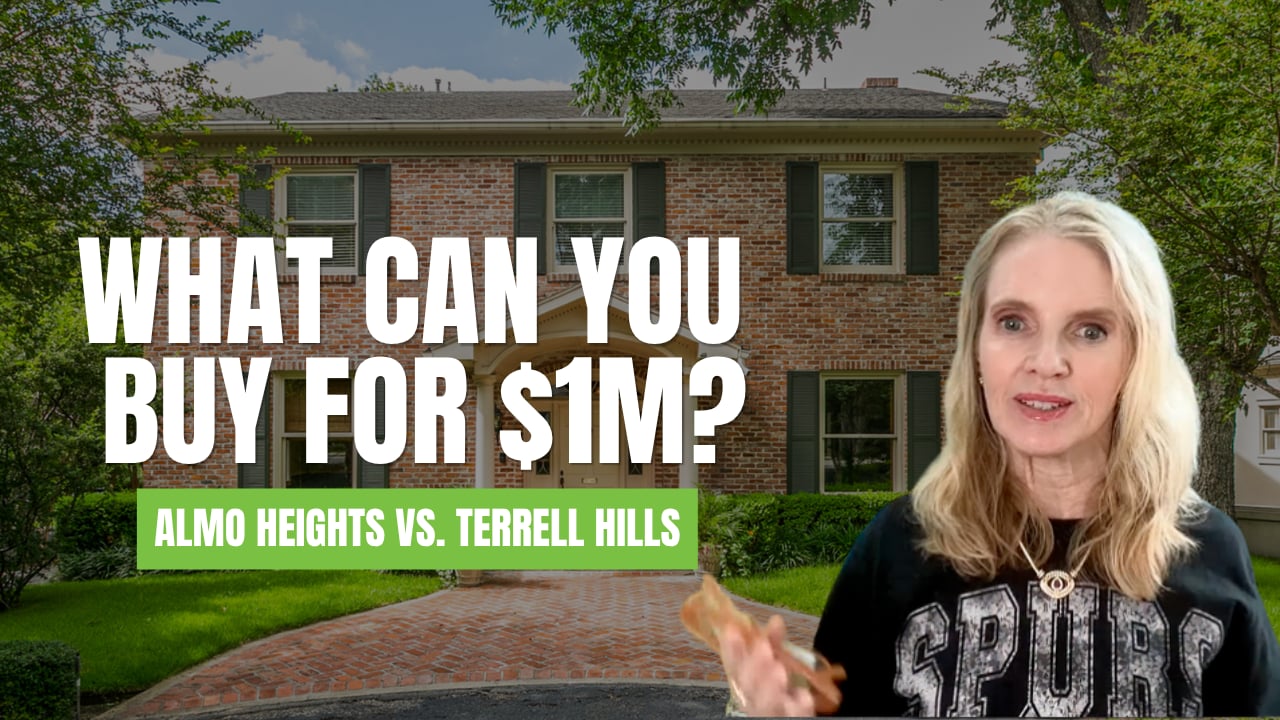Caroline explaining  can you buy for 1 million in Alamo Heights 