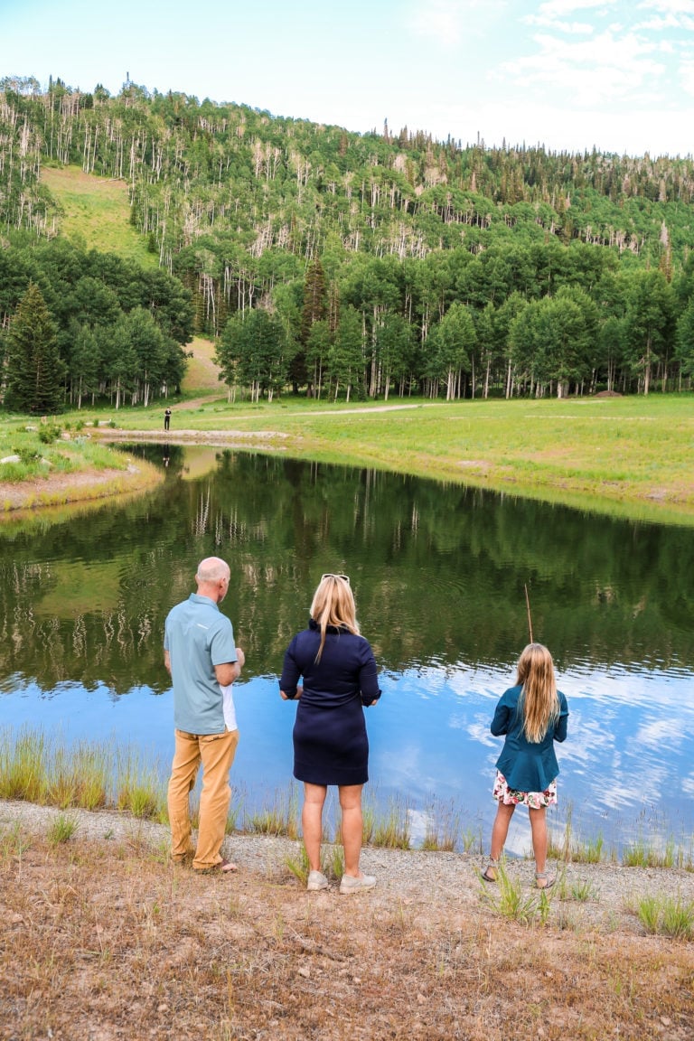 Fishing in The Colony at White Pine Canyon