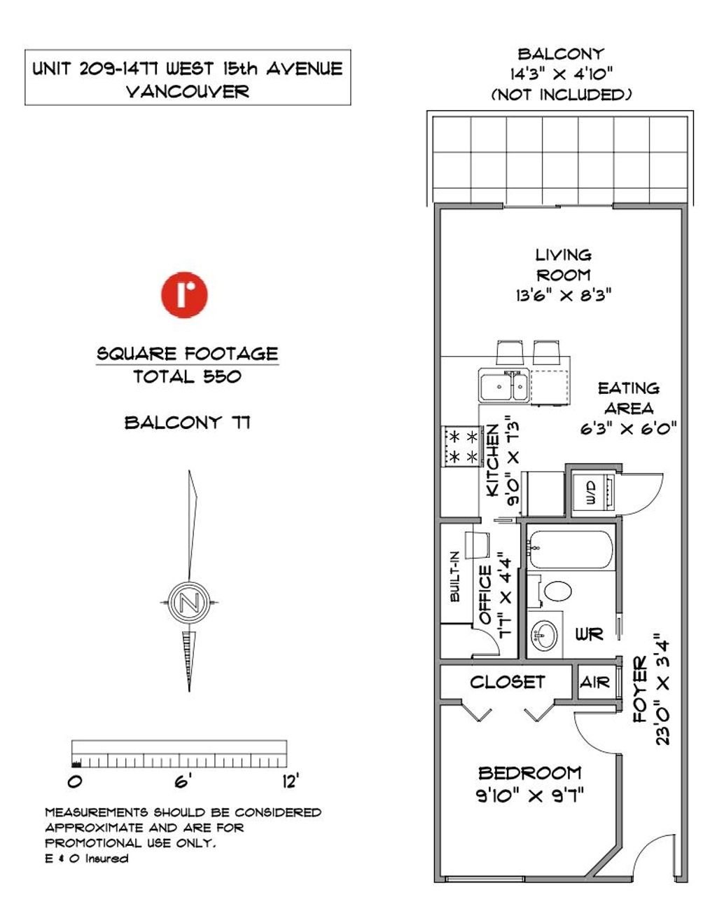 1477 W 15th Ave, #209