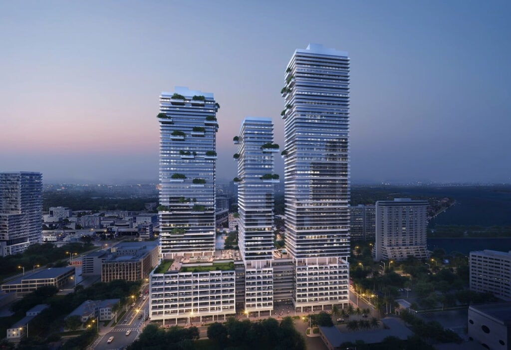  Permits Advance For 45-Story, 667-Unit First Tower At 3333 Biscayne Boulevard In Edgewater, Miami