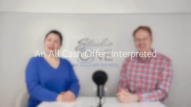 An All Cash Offer: Interpreted
