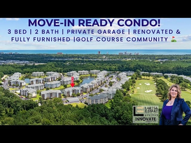 Move-In Ready Myrtle Beach Condo Tour, Magnolia Pointe at Myrtlewood ⛳🌴🌊