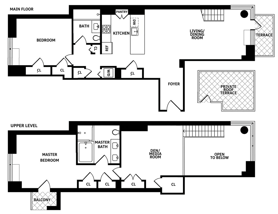 464 West 44th Street, PHC - Luxury Duplex Condo