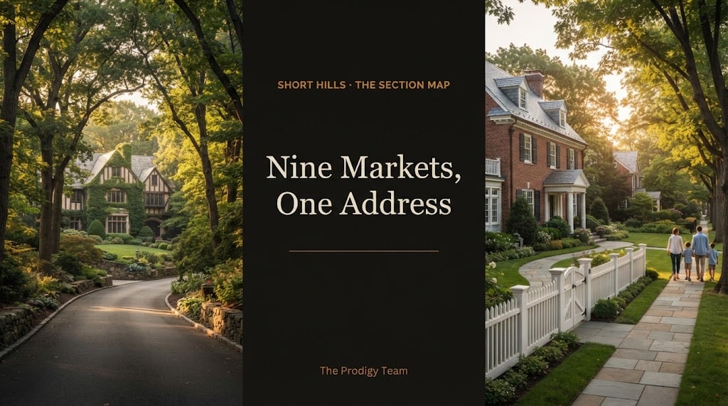 Short Hills, NJ Neighborhoods Guide: Nine Sections, Three Bands, One Framework