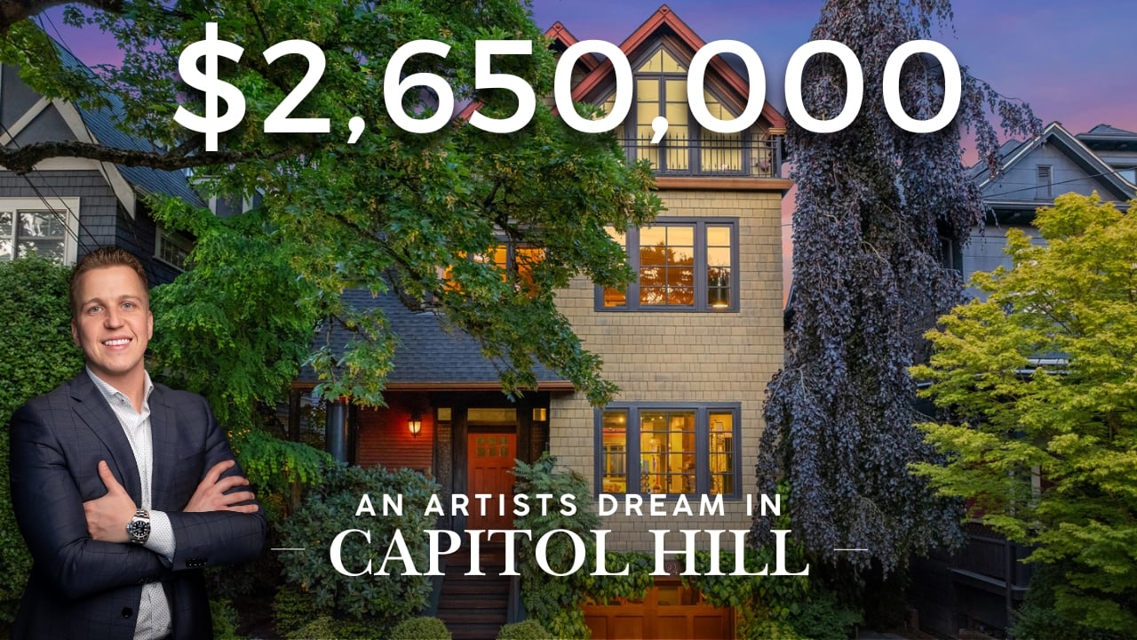 Explore an Artist’s Gallery-Style Masterpiece in Capitol Hill | Luxury Home Tours