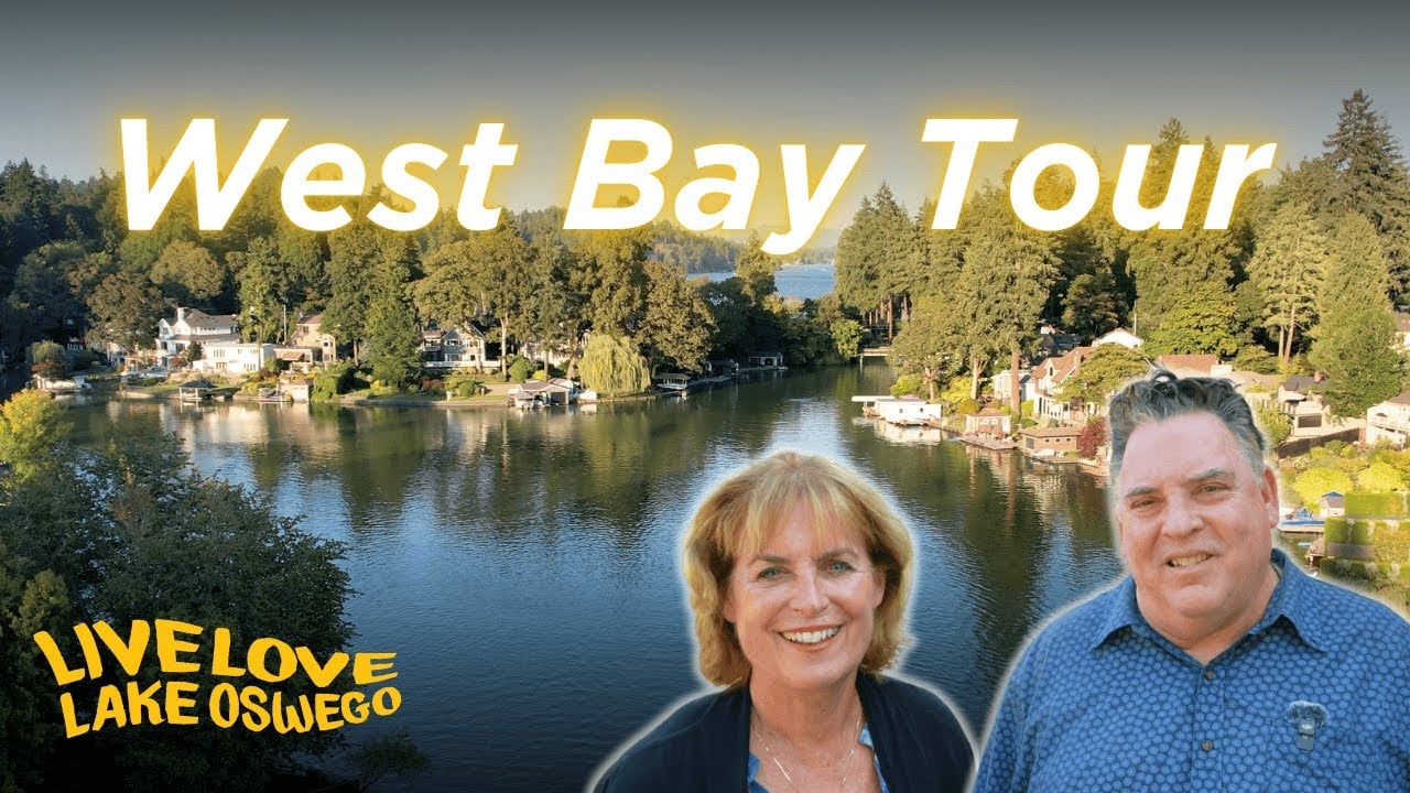 Lake Oswego LAKE TOUR of West Bay!