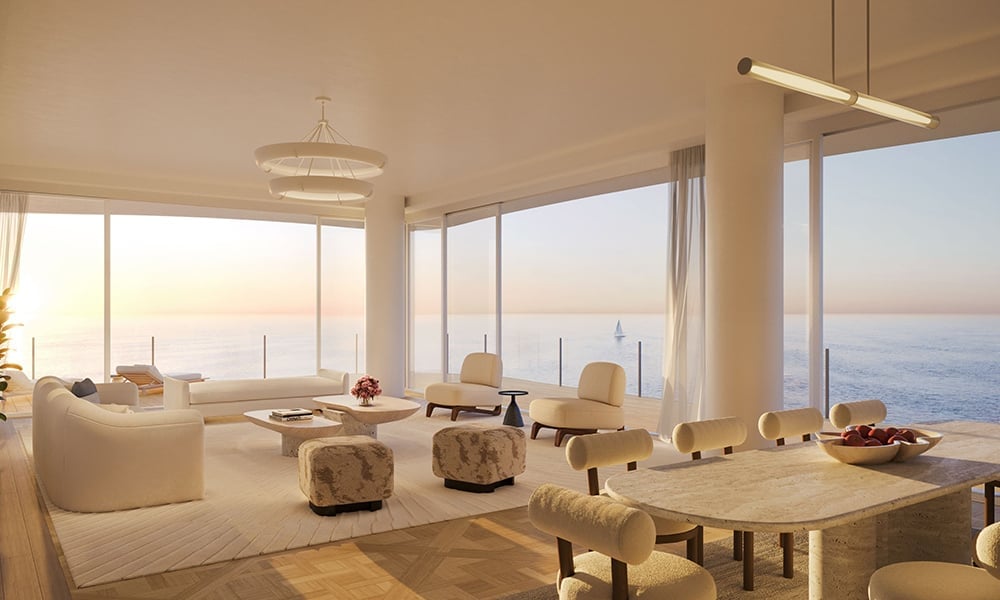 Ocean Terrace Miami Beach Living Room