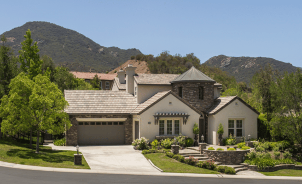 French Provincial custom home