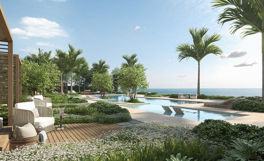 Seamless Pathways from the Residence to the Beach