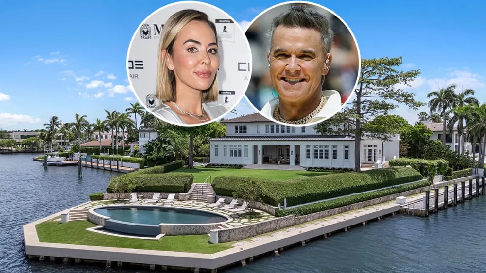 Robbie Williams Dropped $40 Million for the Miami Mansion of a Former 'Real Housewives' Star
