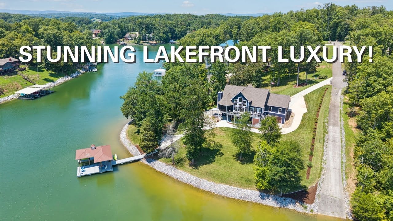  Luxury Lakefront Home for Sale on Watts Bar Lake | Tennessee Waterfront Retreat