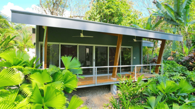 Riverside Jungle House with Waterfall Views in Ojochal, Costa Rica