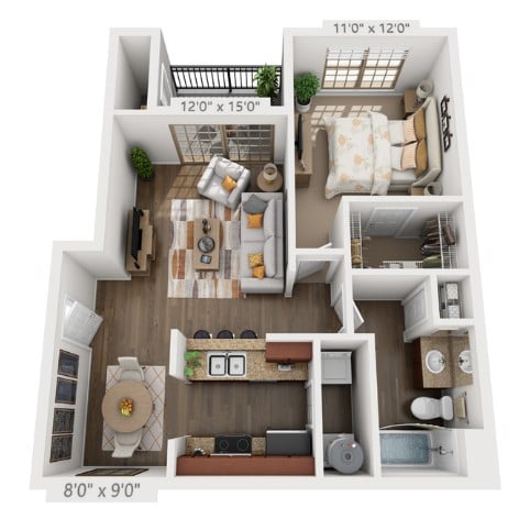 Amazing 1/1 Value just north of downtown Austin