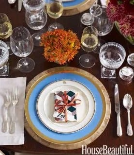 Vintage Holiday Table
