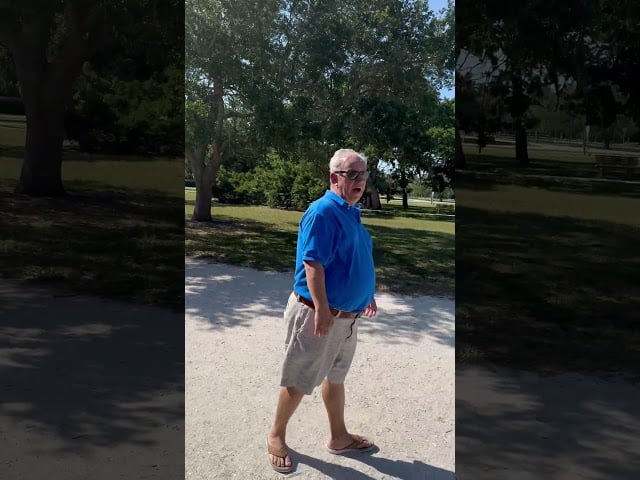 Fitness Walking Trail at Riverside Park Vero Beach on the barrier island