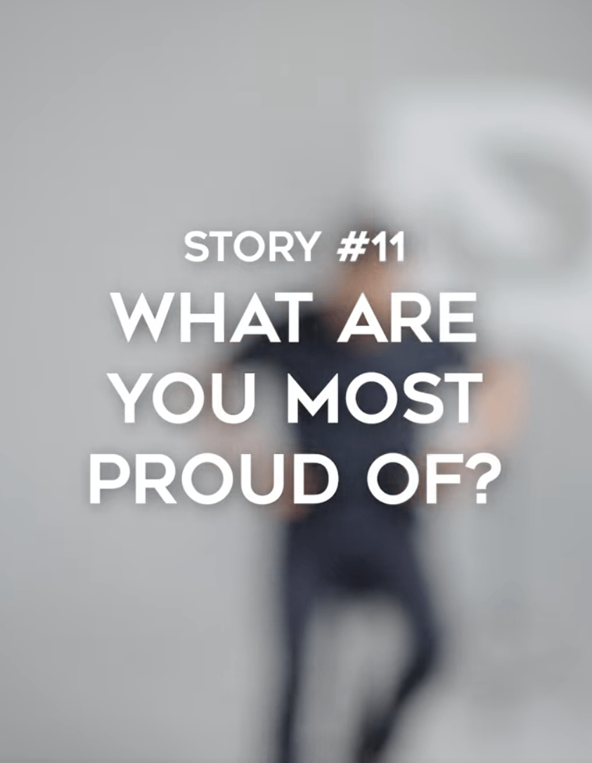 20 Years x 20 Stories. What I am most proud of