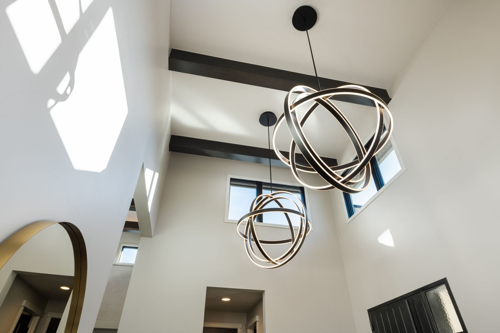 Spa-inspired minimalist bathroom with refined materials in a Denver high-end property