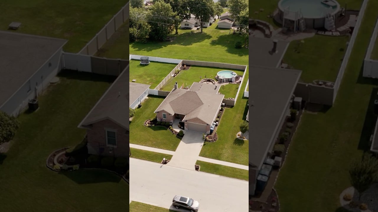 Luxury Ranch Home in Bourbonnais IL | Theater, Pool & Backyard Oasis | 1324 Eagle Bluff Drive