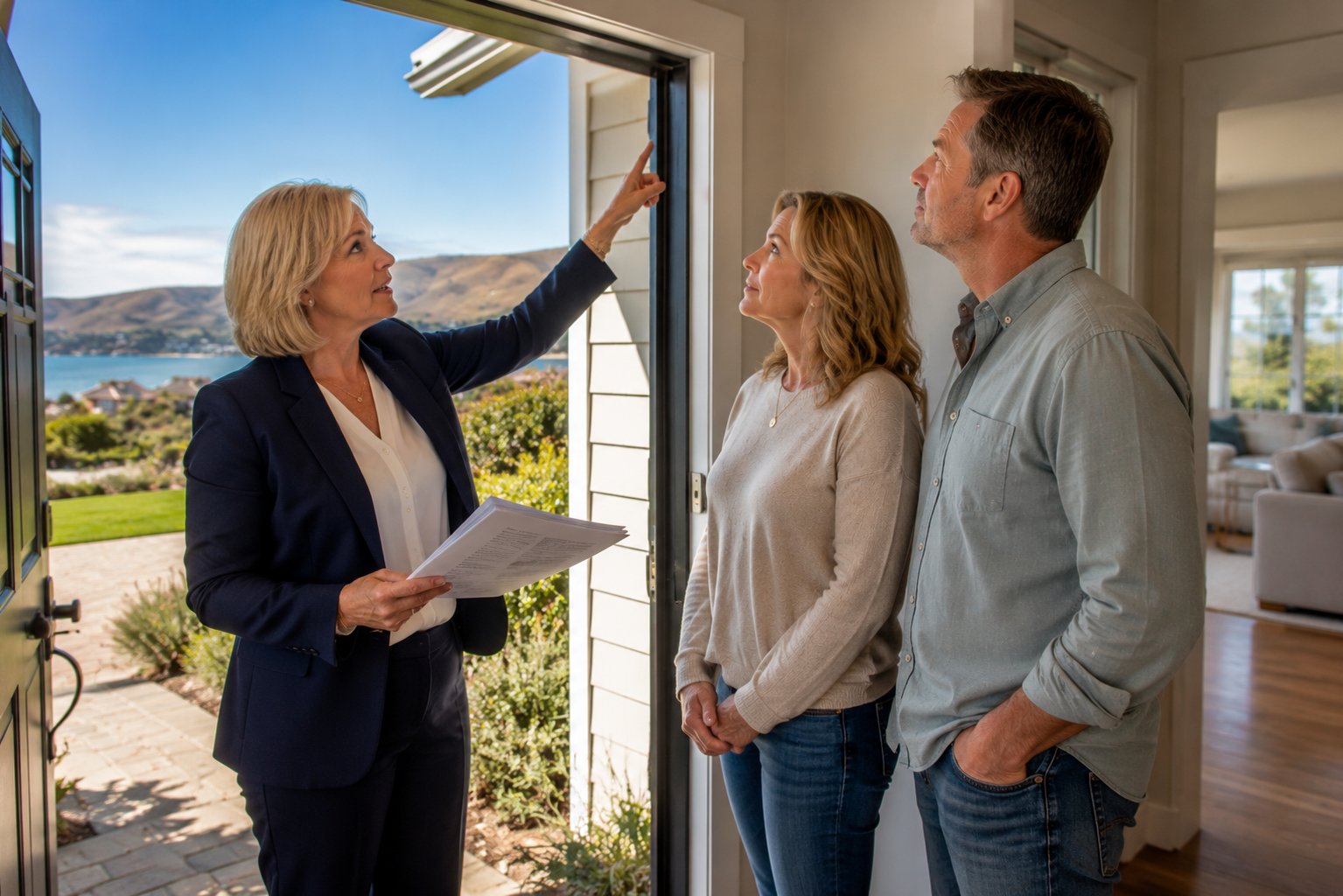 Buyer and seller negotiating repair requests during escrow on the Central Coast