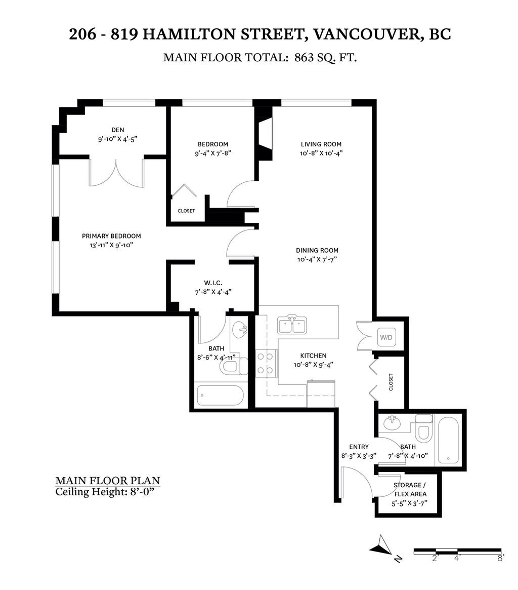 819 Hamilton St, #206