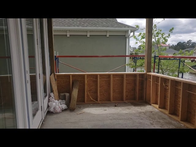 New construction in Carolina waterway plantation intercostal community