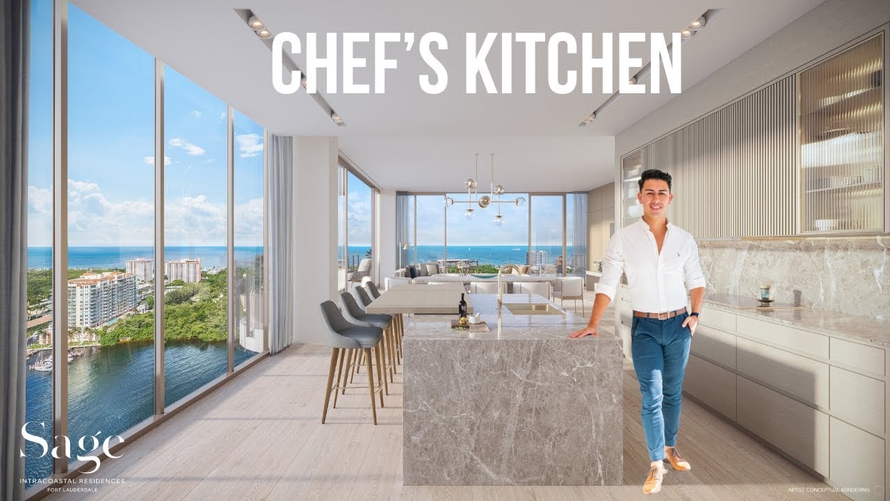 Step Inside the Chef's Kitchen at a Luxury Condo ✨ Fort Lauderdale