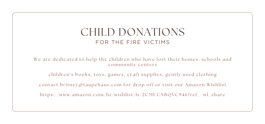 Child Donations for Fire Victims