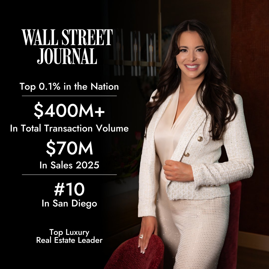 Wall Street Journal Marilyn Comiskey Realtor San Diego Best Agent in San Diego 