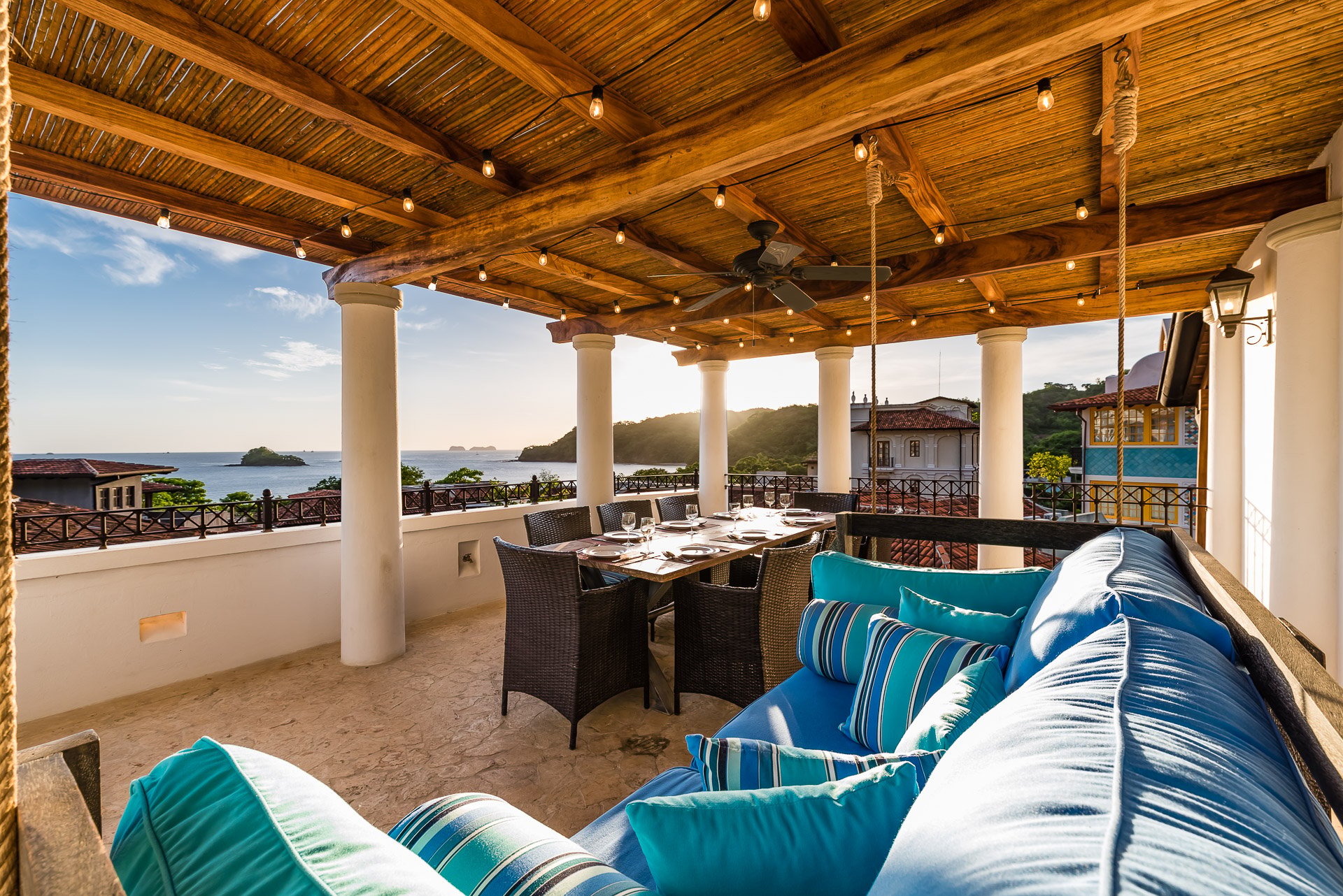 36 Plaza Carlota | Elegant Rooftop Flat with Ocean & Mountain Views in Downtown Las Catalinas