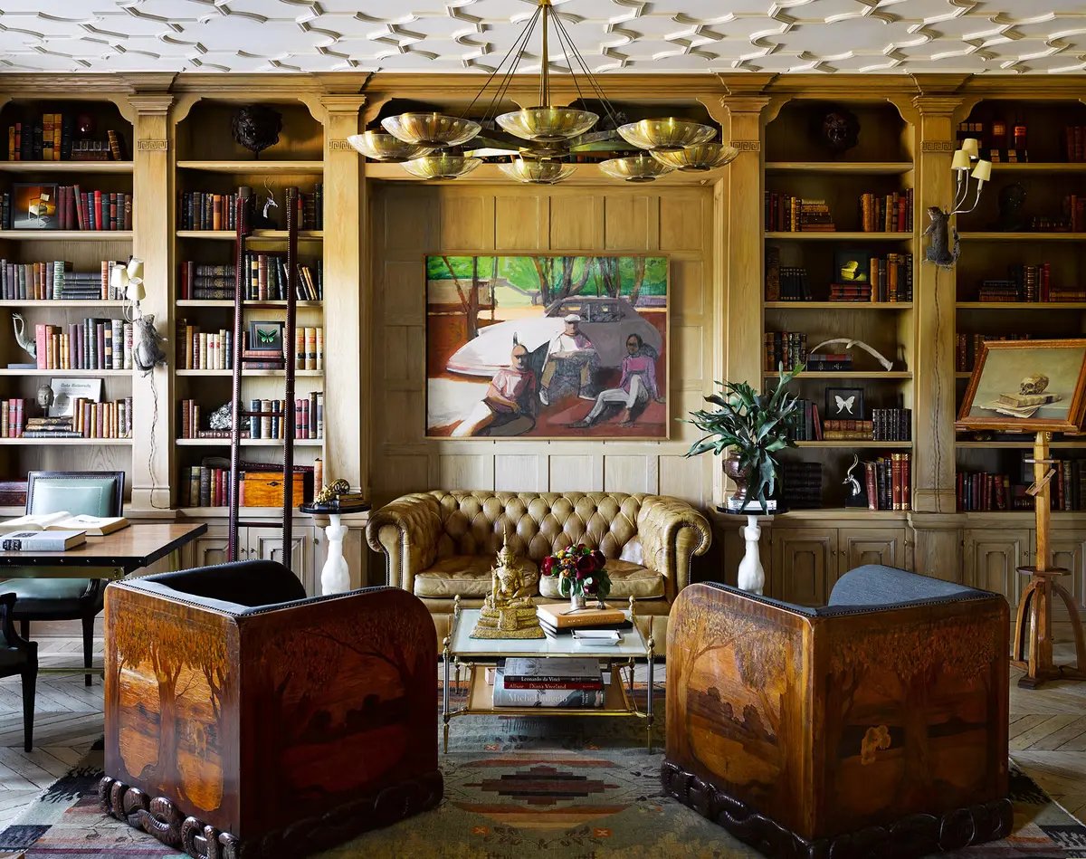 A glimpse into a Ken Fulk-designed space, where history and modernity blend seamlessly