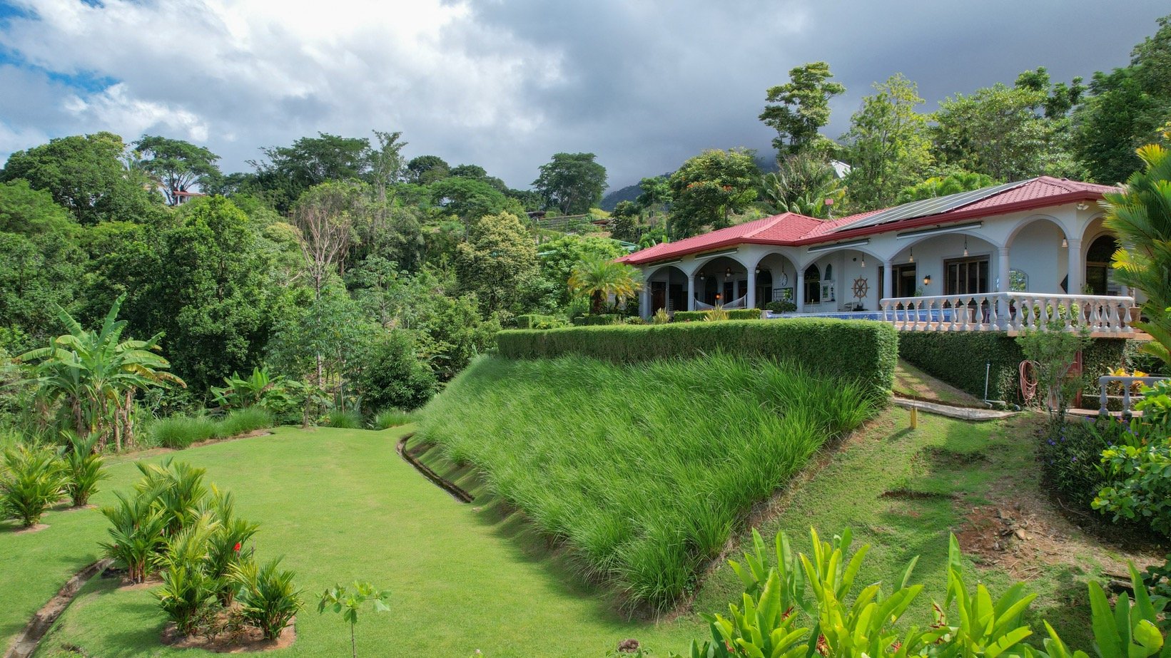 Tropical Hacienda with Breathtaking Whitewater Views in Most Desirable Gated Community in Ojochal
