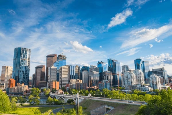 Image of Calgary city centre