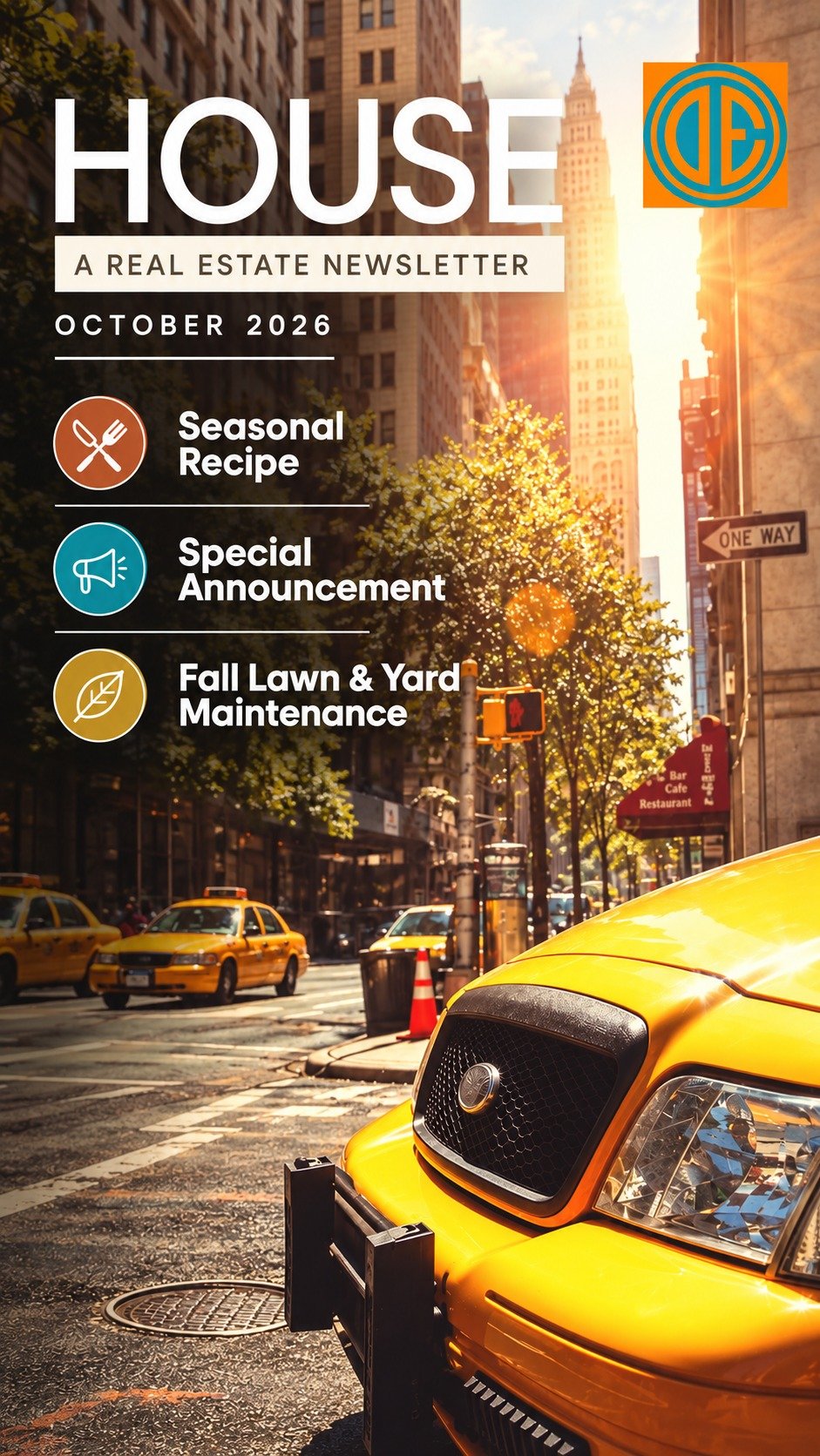 October Newsletter: Fall Home Care, Seasonal Flavors & My Move to Douglas Elliman