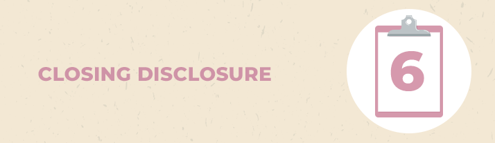 Closing disclosure, item 6.