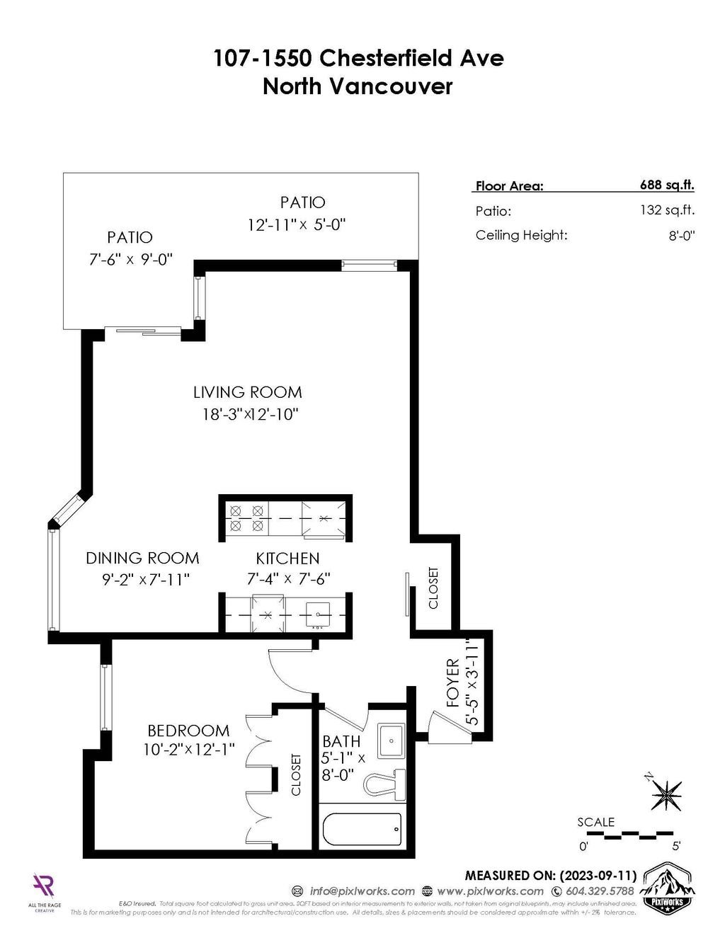 1550 Chesterfield Ave, #107