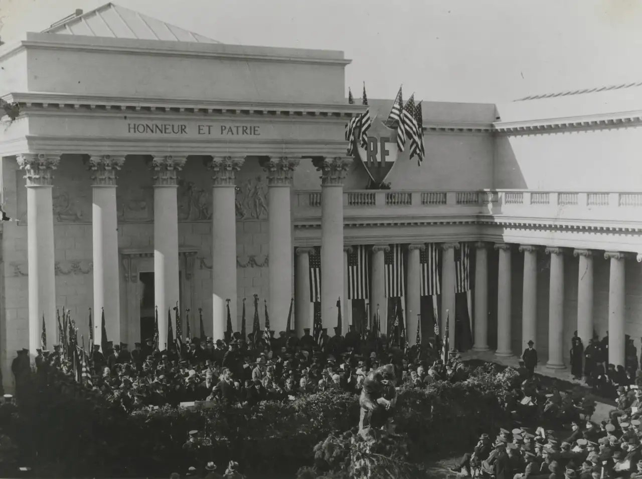 The grand opening of the Legion of Honor in 1924