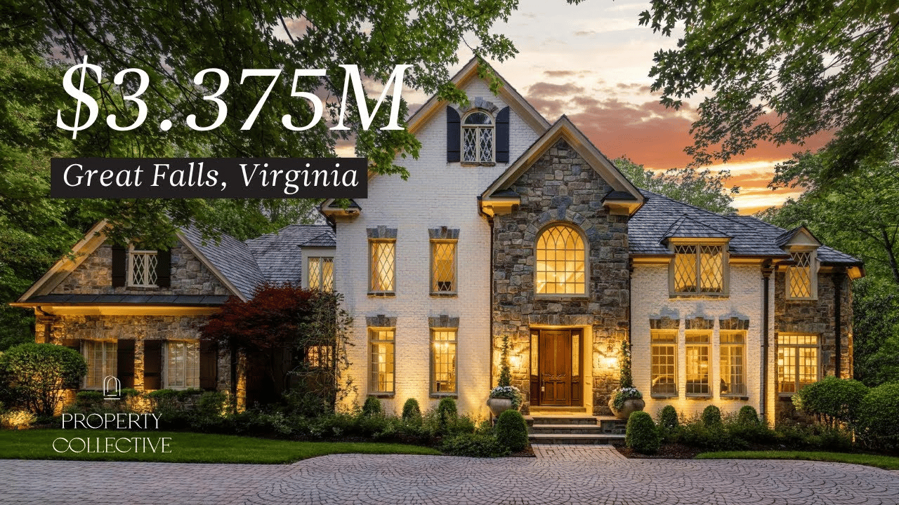 Great Falls Home Tour | $3.375M French country estate with pool + apartment!