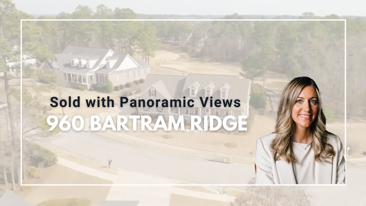 Southern Charm & Golf Course Views | 960 Bartram Ridge, Evans GA | Sold by Ehrin Fairey Real Estate
