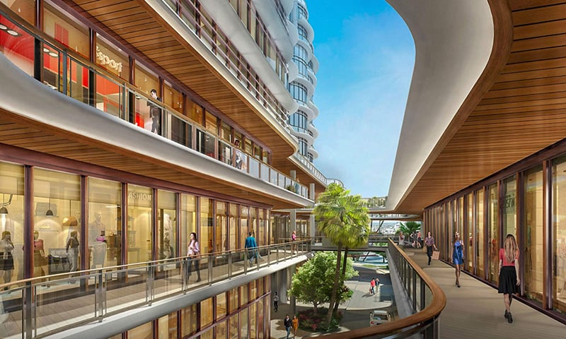 The River District amenities shopping