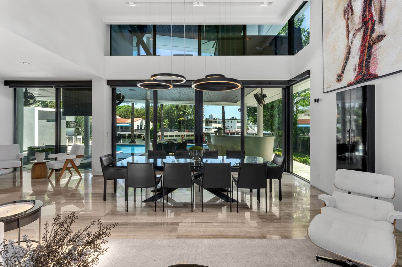 Striking Modern Tri-Level Waterfront Estate