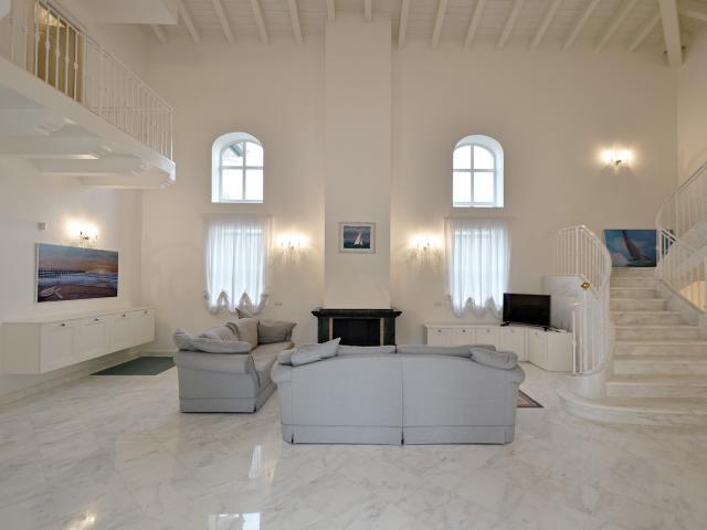 Newly Built Tuscan Villa With Marble Features