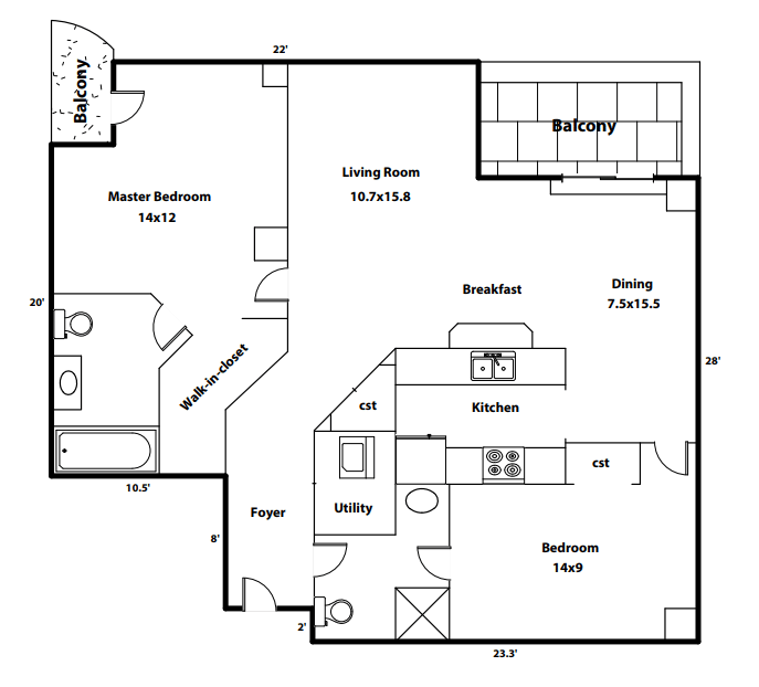 300 W. 11th Avenue #14B, Denver, CO 80204