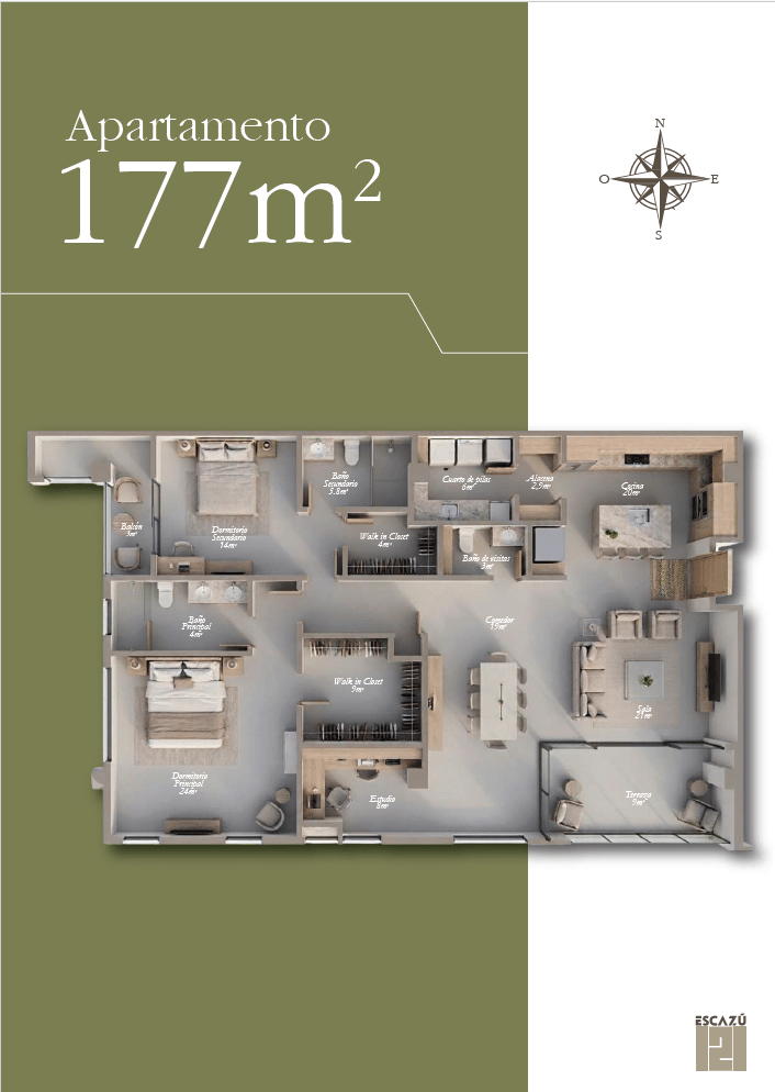 Apartamentos  Escazú 121