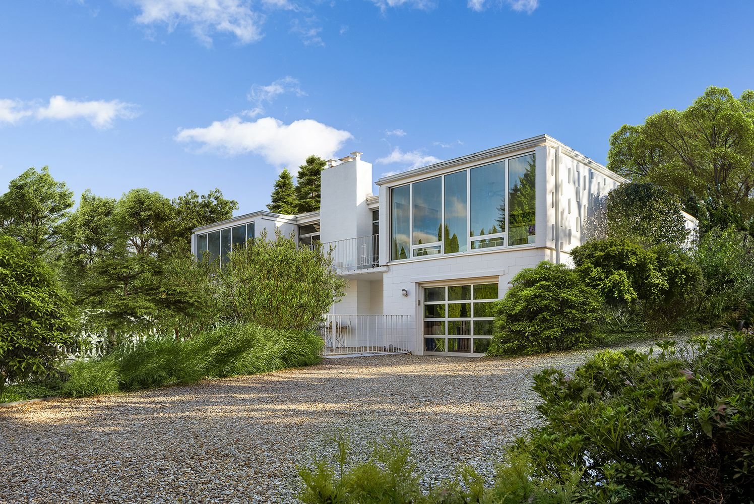A Modern Village Retreat with Water Views to Connecticut