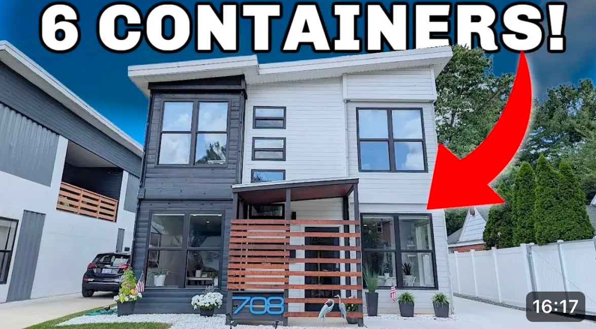 Inside a MASSIVE 6 unit shipping container 