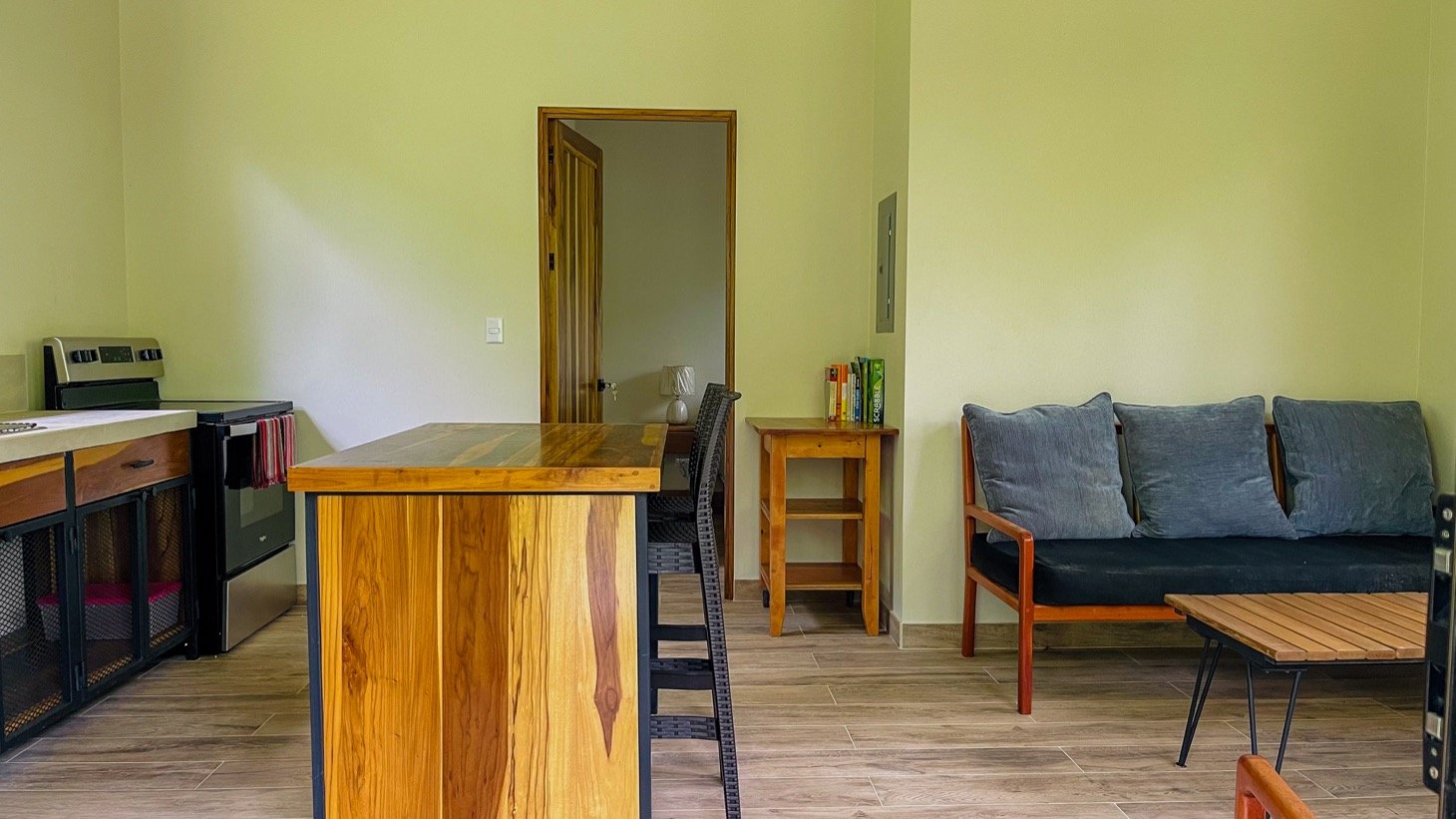 Modern House For Sale With Jungle View, Peaceful Stream, and Rental Cabins