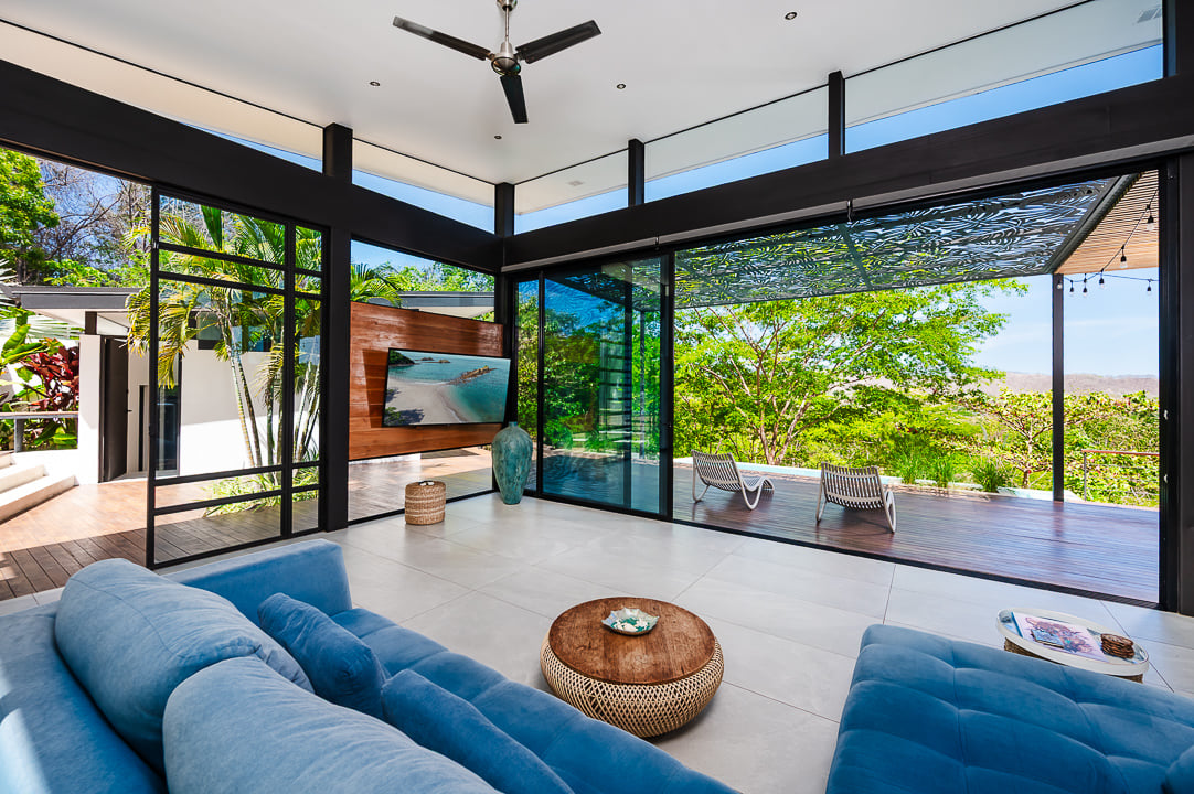 Casa Kalachuchi | Gorgeous Modern Jungle Oasis with Sunset Views in Gated Community