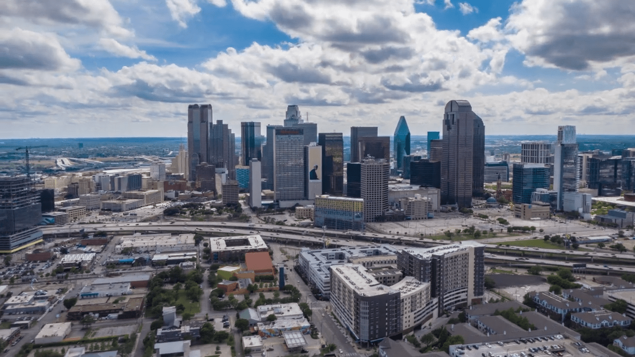 Downtown Dallas pan