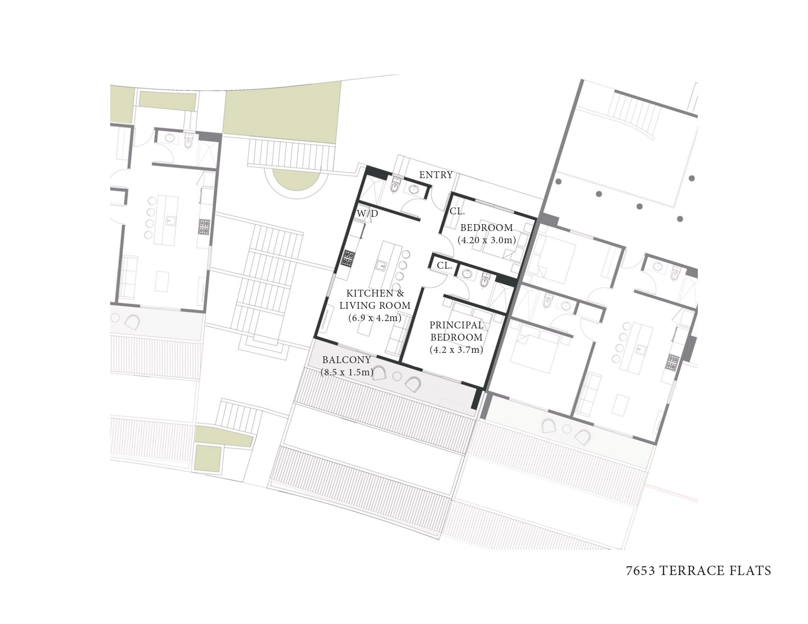 7653 Terraced Flats | Turnkey 2-Bedroom Residence in Las Catalinas